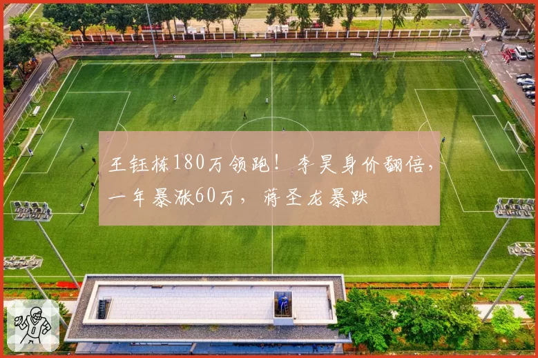 王钰栋180万领跑！李昊身价翻倍，一年暴涨60万，蒋圣龙暴跌